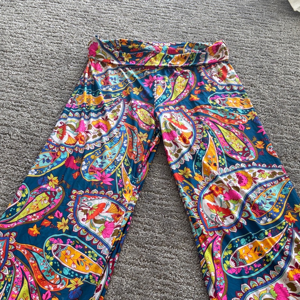 Trina Turk Multicolor Paisley Pants